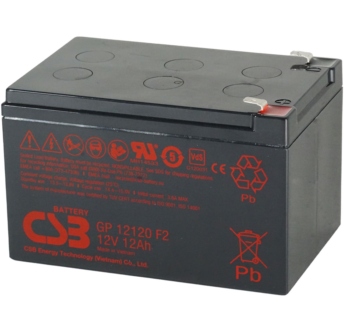 CSB GP12120 12V 12AH Battery