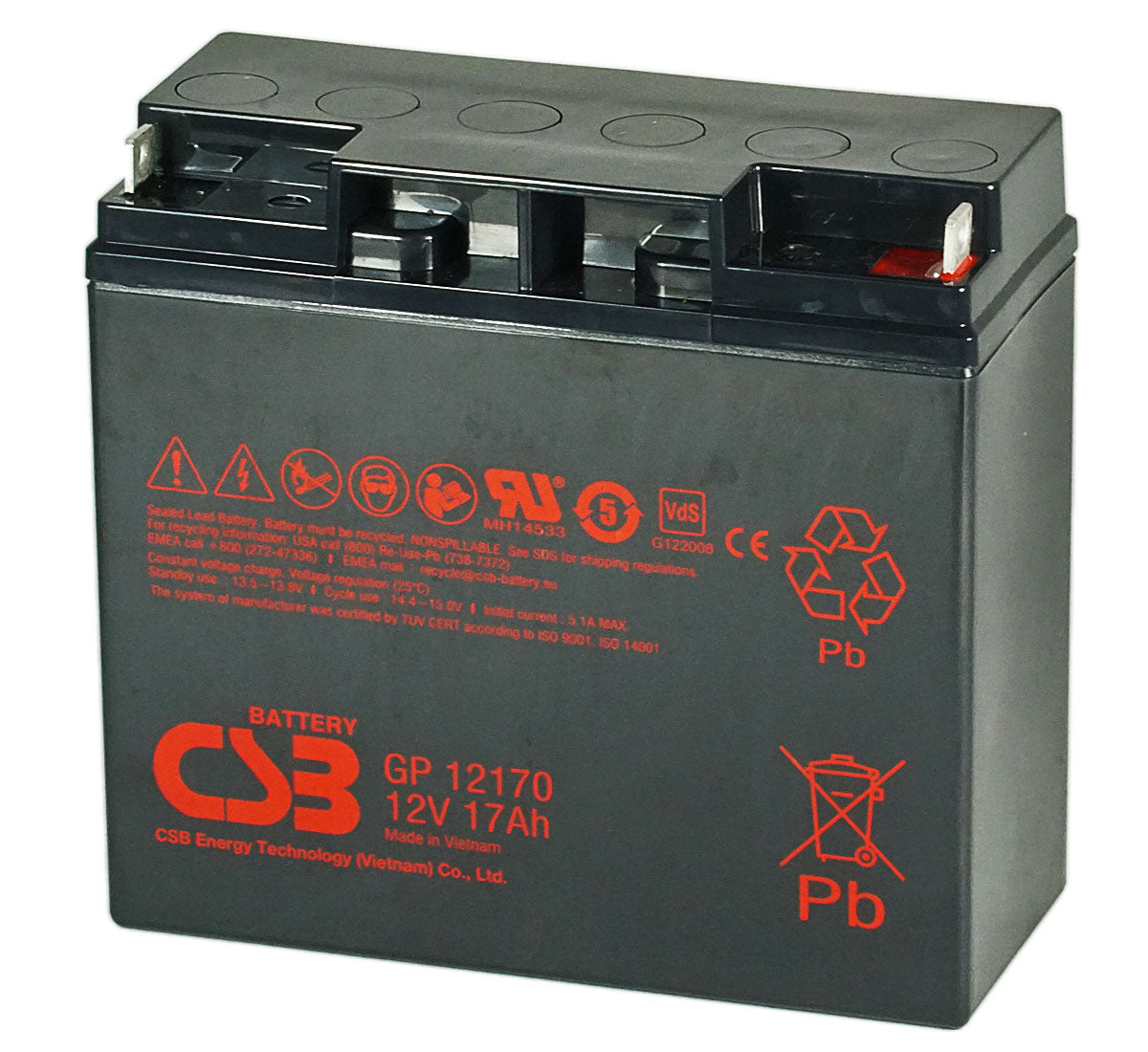 CSB GP12170 12V 17AH Battery