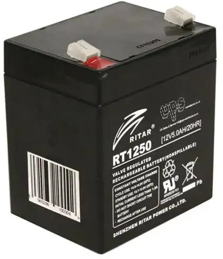 Ritar RT1250 12V 5AH Battery