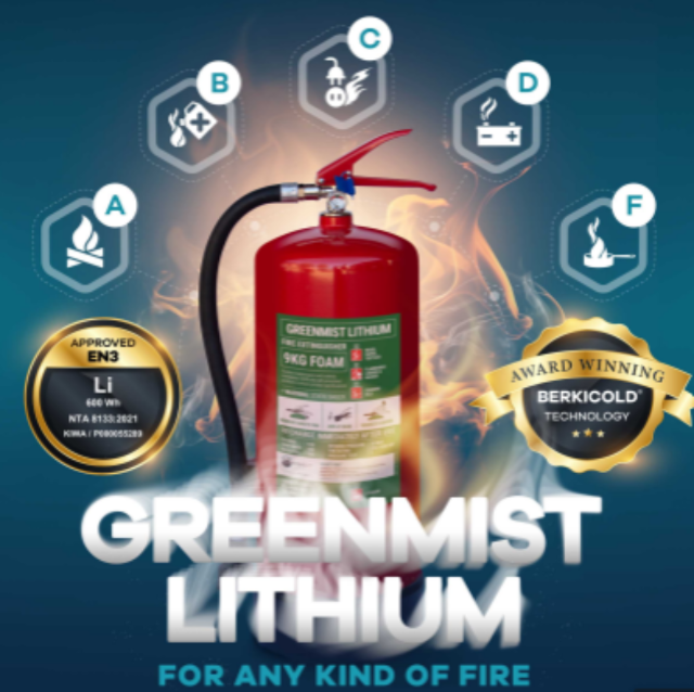 9 KG Lithium Fire Extinguisher